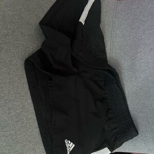 Adidas Women’s Running Shorts – Black/White – Size Small